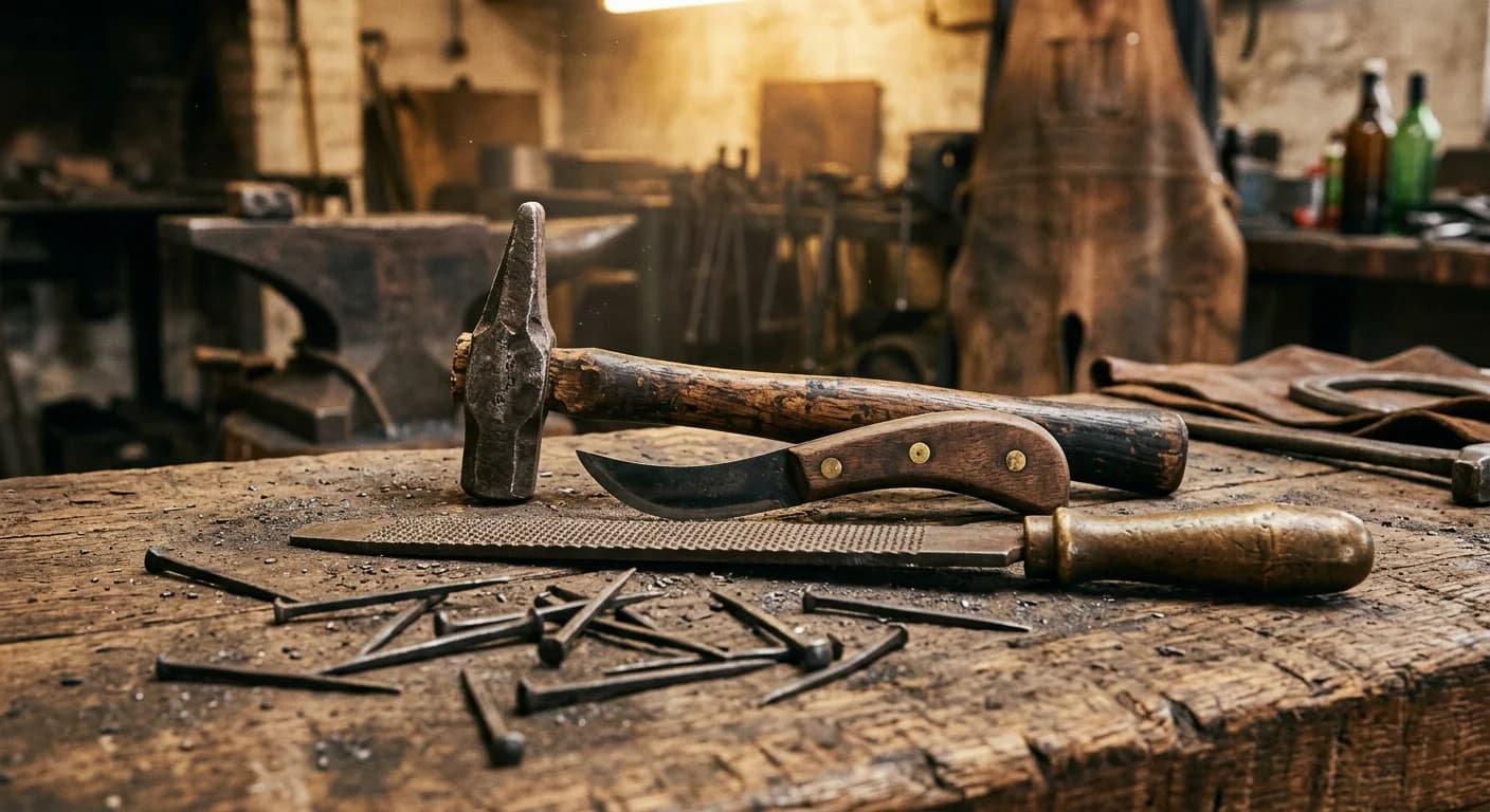 馬房及蹄鐵工具